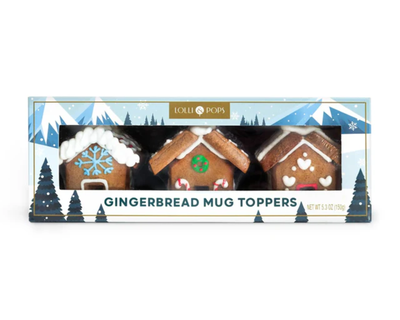 Gingerbread Mug Topper 3-Pack