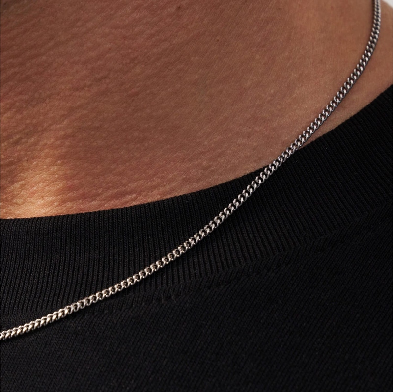 Silver Connel Chain 2mm