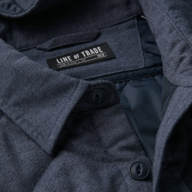 Ridge Quilted Flannel Shirt