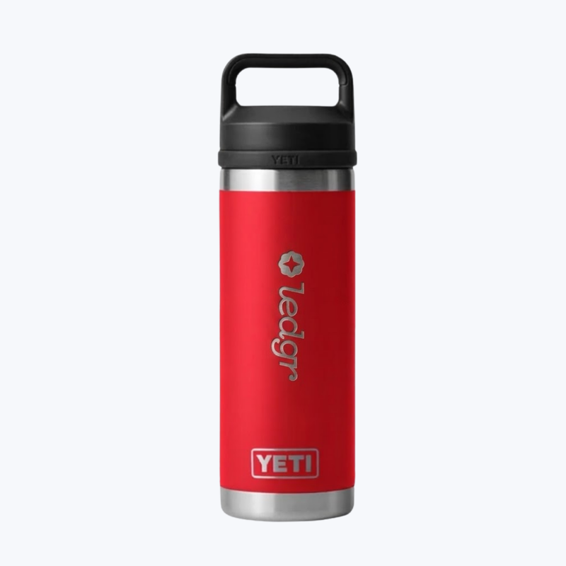 Branded YETI Rambler 18oz Bottle w/ Chug Lid