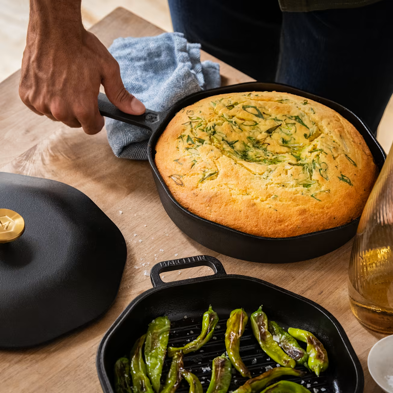 Cast Iron Skillet & Grill Set