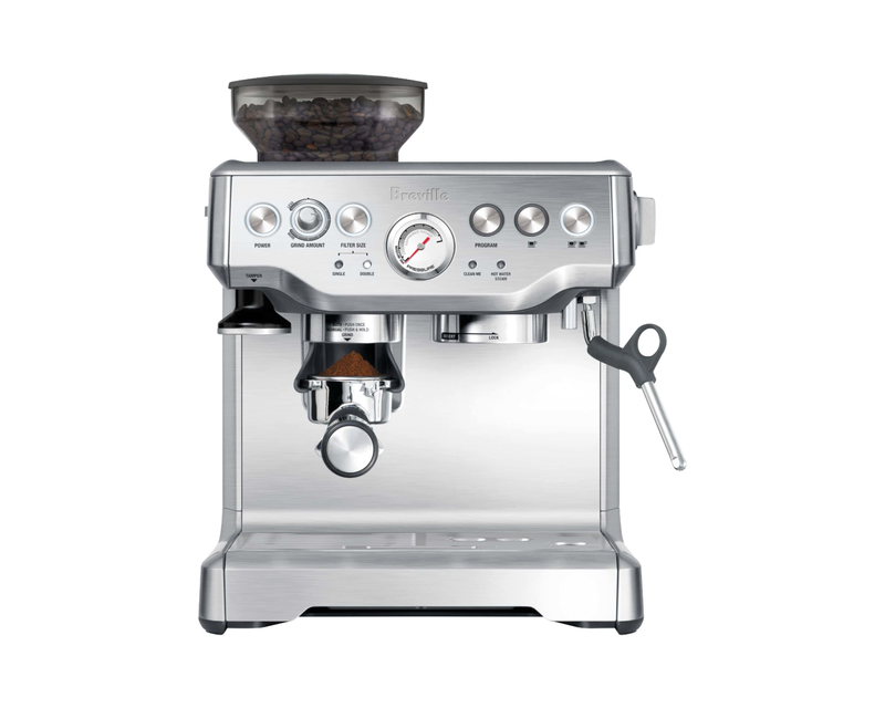 The Barista Express Expresso Machine with 15 Bars of Pressure, Milk Frother and Integrated Grinder
