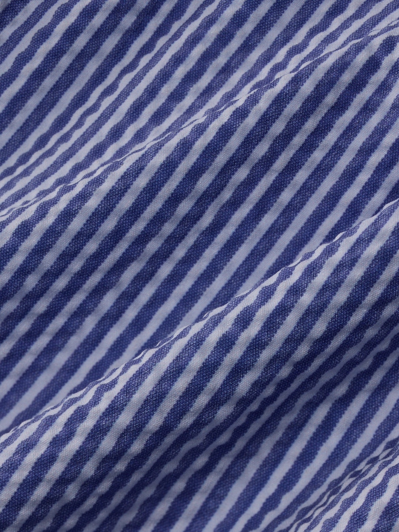 Bayberry Trunk, Light Blue Seersucker