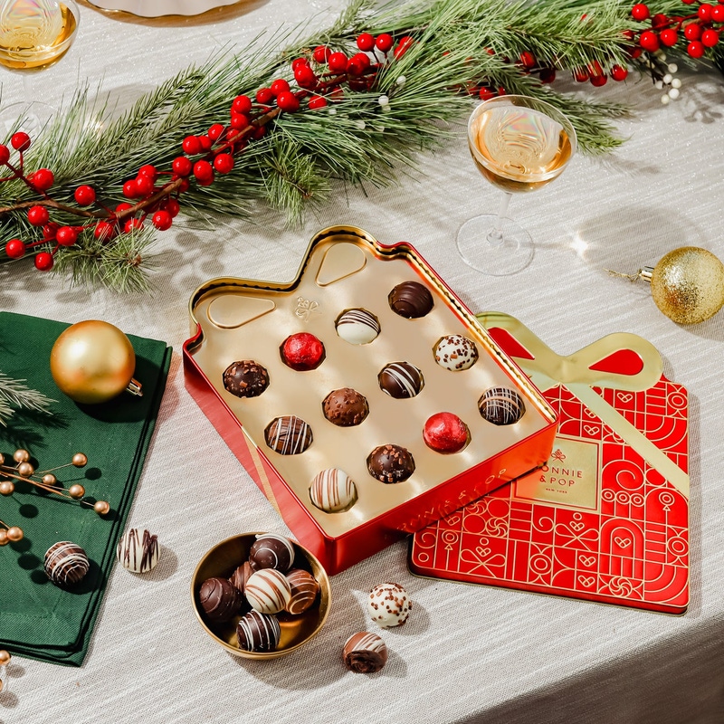 Belgium Chocolate Truffle Gift Tin