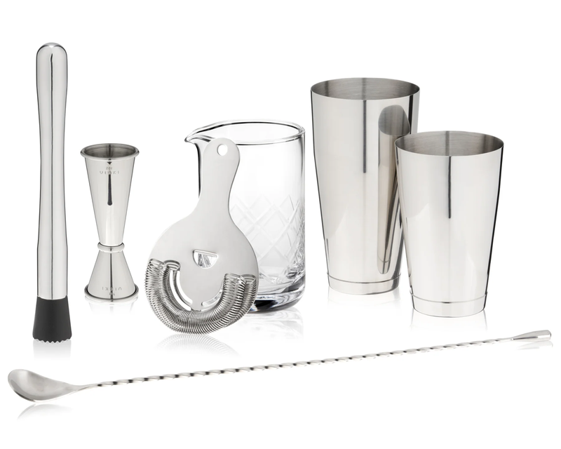 7-Piece Stainless Steel Barware Set