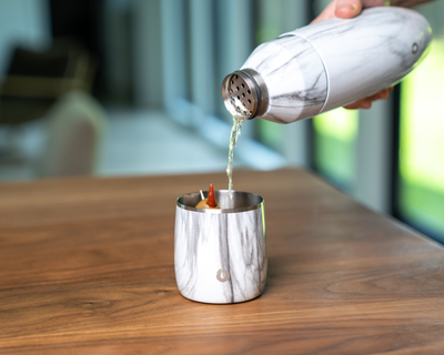 Stainless Steel Cocktail Shaker and Rocks Barware Set