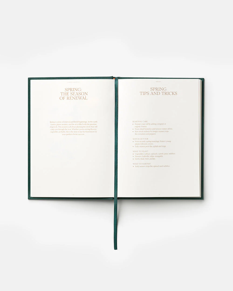 The Secret Garden, Garden Journal