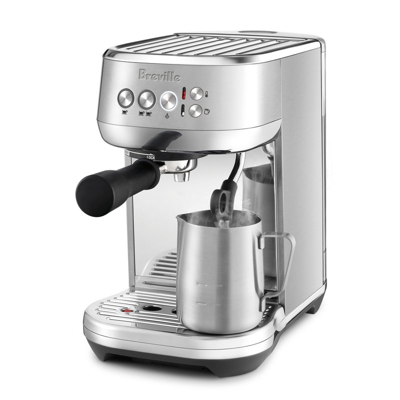The Bambino Plus Espresso Machine with 15 Bars of Pressure and Milk Frorther