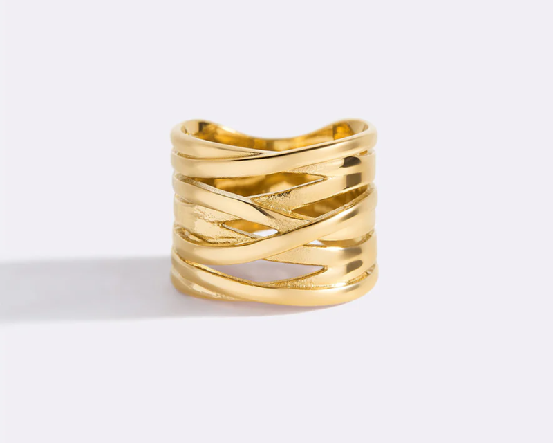 Wire Wrap Statement Ring