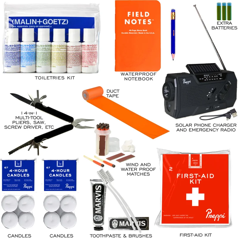The Prepster, Two-Person 3-Day Emergency Bag