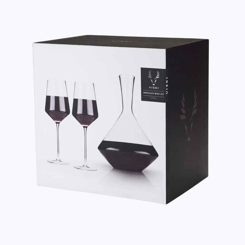 Branded Crystal Bordeaux Set