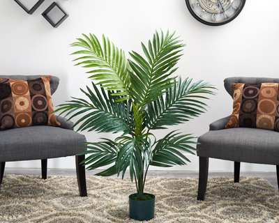 4' Artificial Kentia Palm Silk Tree