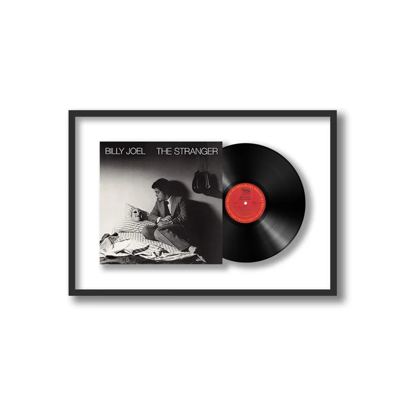 Shadowbox Framed Vinyl Album, Black
