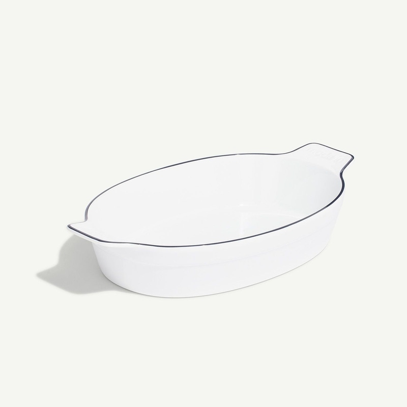 10"x6.6" Oval Gratin Baking Dish