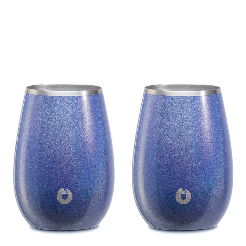 Stainless Steel Wine Glass Set of 2
