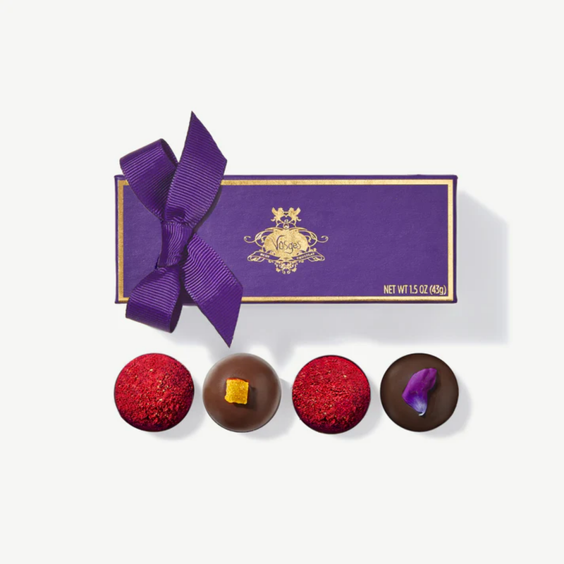 Branded 4-Piece Truffle Box