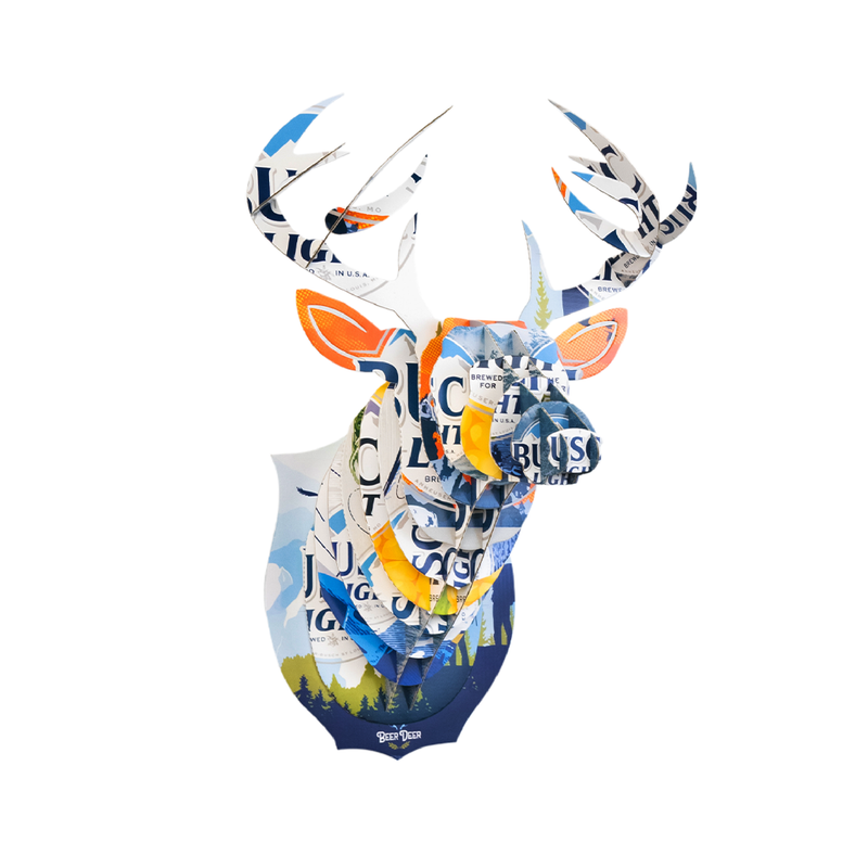 Beer Deer Cardboard Wall Mount