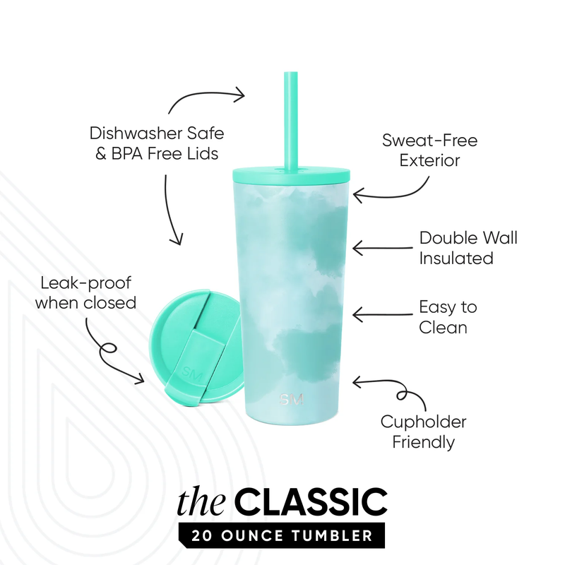 Classic Pattern Tumbler, 20oz