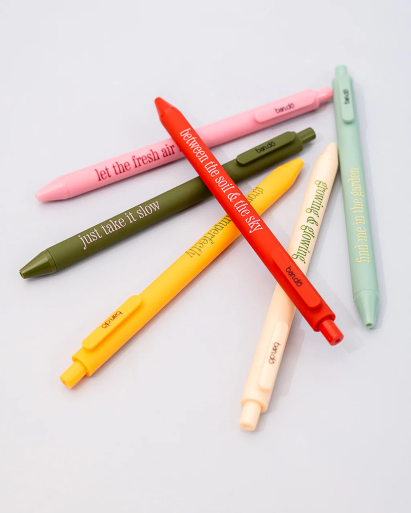 Write On Gel Pen Set of 6