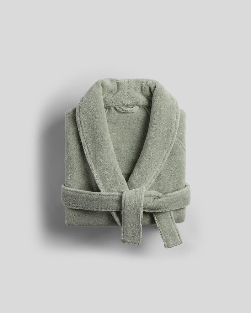 Classic Plush Robe, Sage