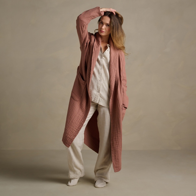 The Dream Cotton Robe, Rust