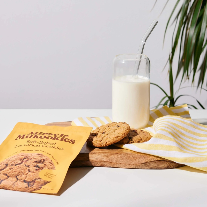 Oatmeal Walnut Gluten-Free and Vegan Cherry Lactation Cookies, 56 Pack