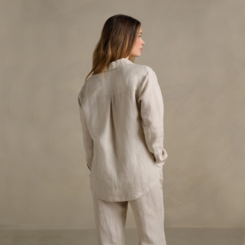 The Women's Linen Lounge Set, Clay