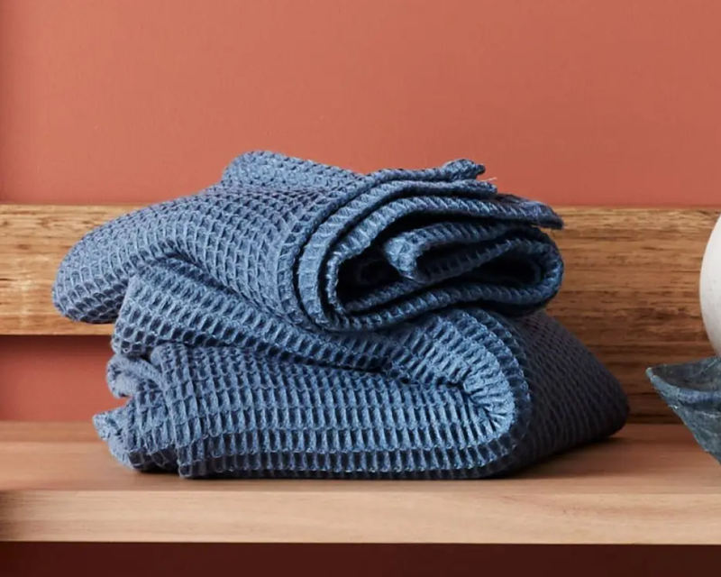 Bamboo Waffle Hand Towel Set of 2