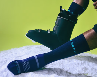 Men's Mid-Cushion Merino Wool Blend Ski & Snowboard Socks