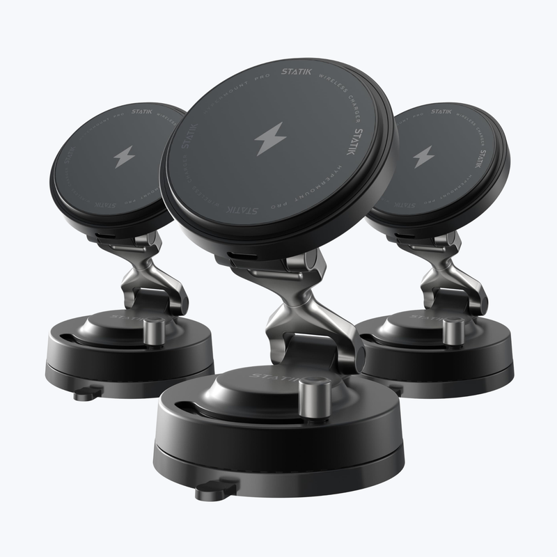 Branded HyperMount Pro | Magnetic Phone Mount with Wireless Charging
