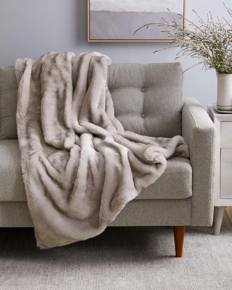 Luxe Faux Fur Throw