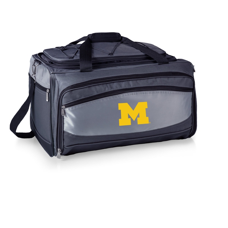 NCAA Portable Charcoal Grill & Cooler Tote