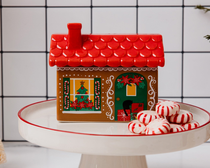 Holiday House Trinket Box