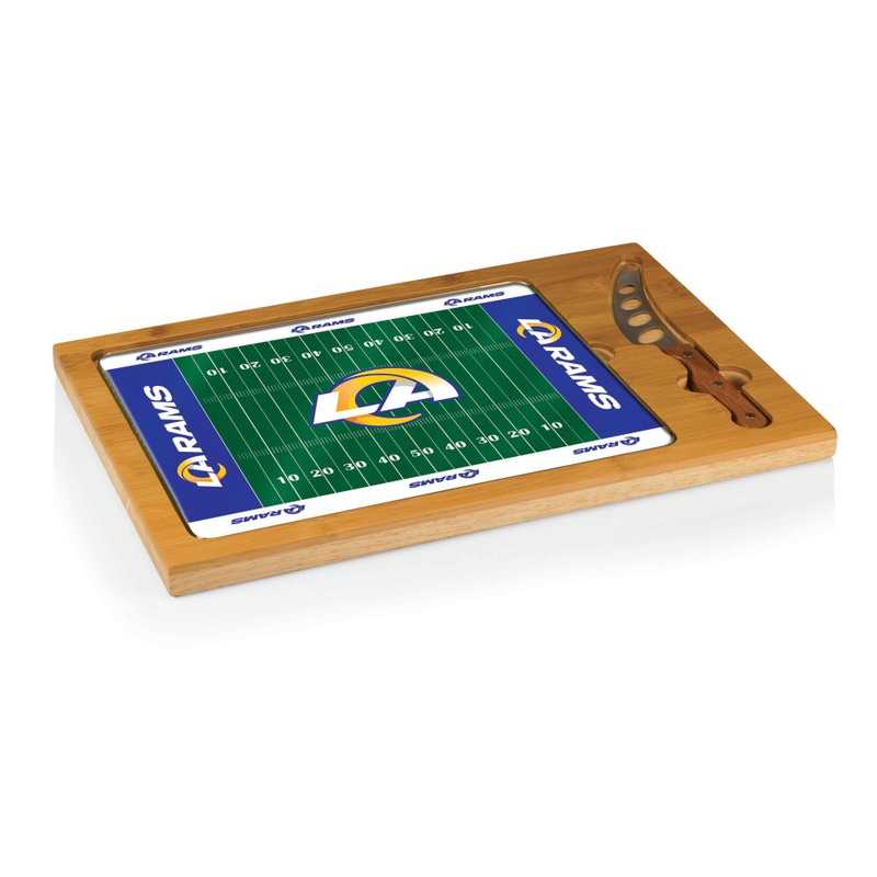 NFL Icon Glass Top Cutting Board & Knife Set