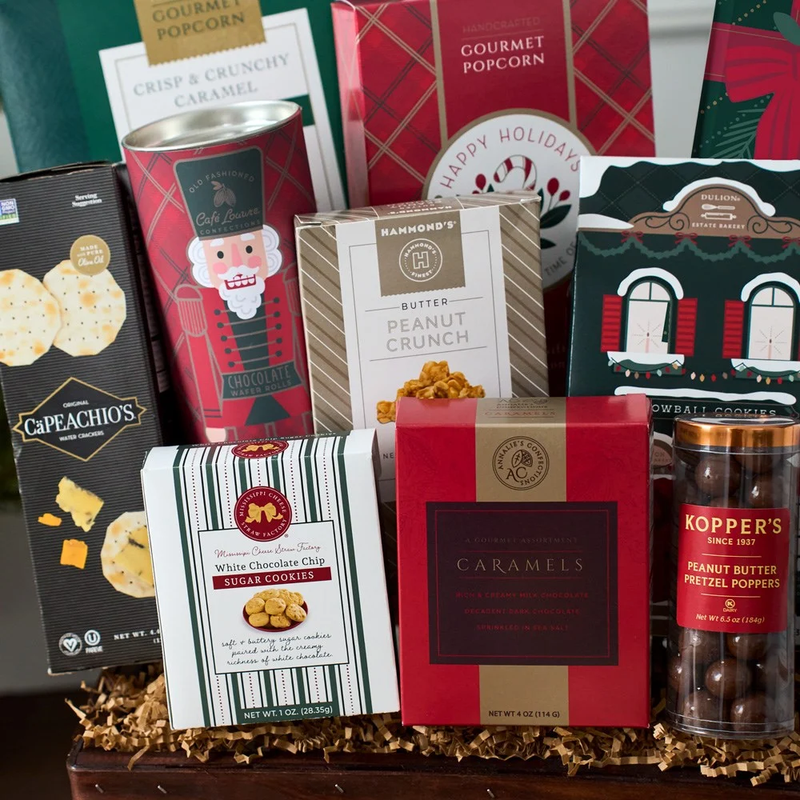 Deluxe Christmas Gift Basket