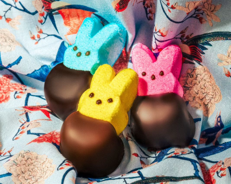 Chocolate Dipped Easter Peeps