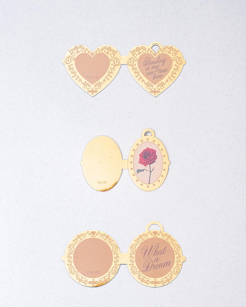 Magnetic Locket Bookmark Set
