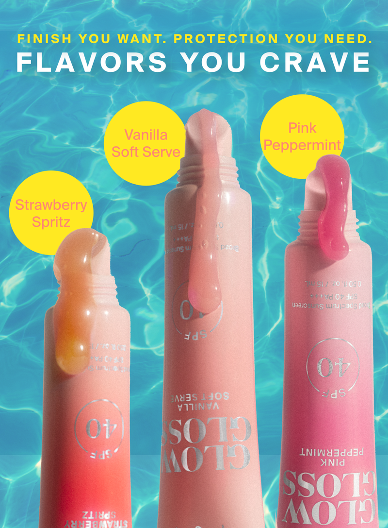 Glow Gloss SPF 40 Lip Balm Trio