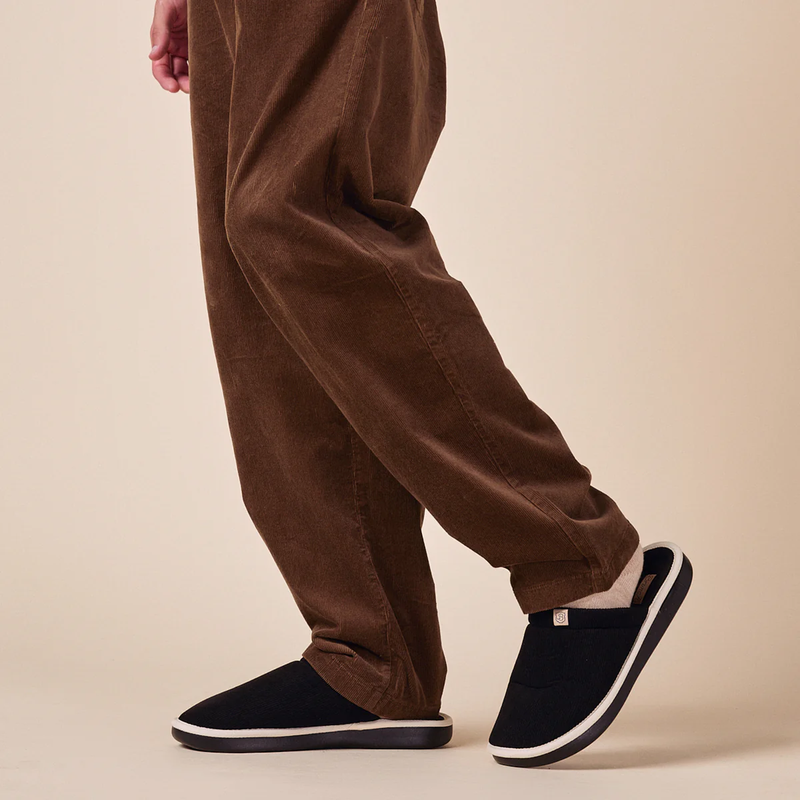 Essential Corduroy Slipper, Black