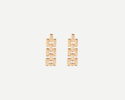 Panther Chain Link Earrings