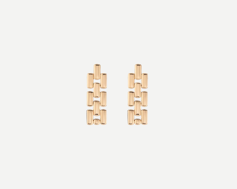 Panther Chain Link Earrings