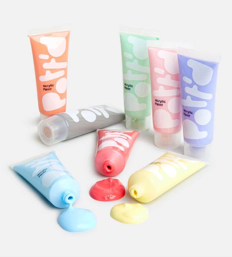 Acrylic Pottery Paint Set