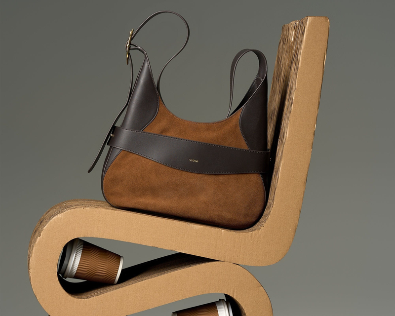 Mini Marina Hobo Suede Bag