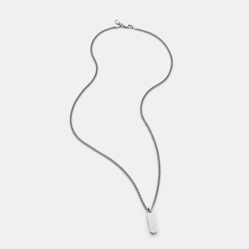 Silver Totem Pendant Necklace