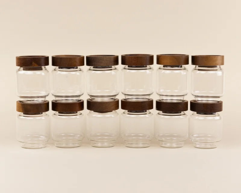 The Mini Twelve Glass Canister Set