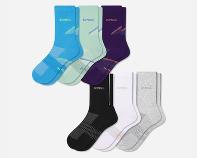 Women's Lightweight Athletic Half Calf Sock 6-Pack