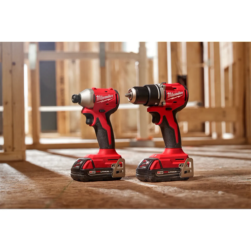 M18 Compact Brushless 2-Tool Combo Kit, Drill/Driver & Hex Impact Driver