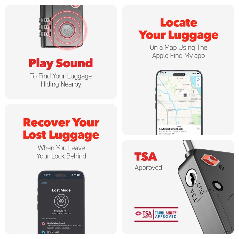 SmartLock FindMy Compatible Tracking Device