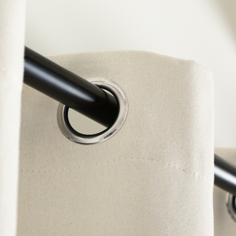 Grommet Blackout Curtain Set of 2, 64" Long