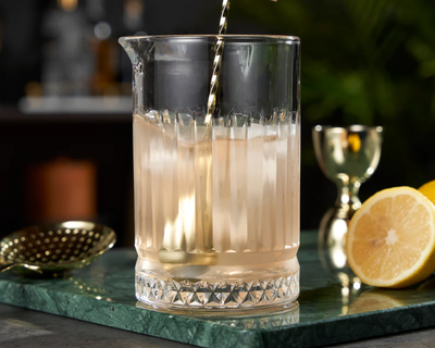 Pedestal Crystal Mixing Glass